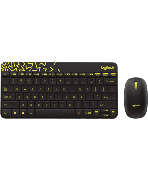 Logitech MK240 NANO Mouse And Keyboard Combo Black Color